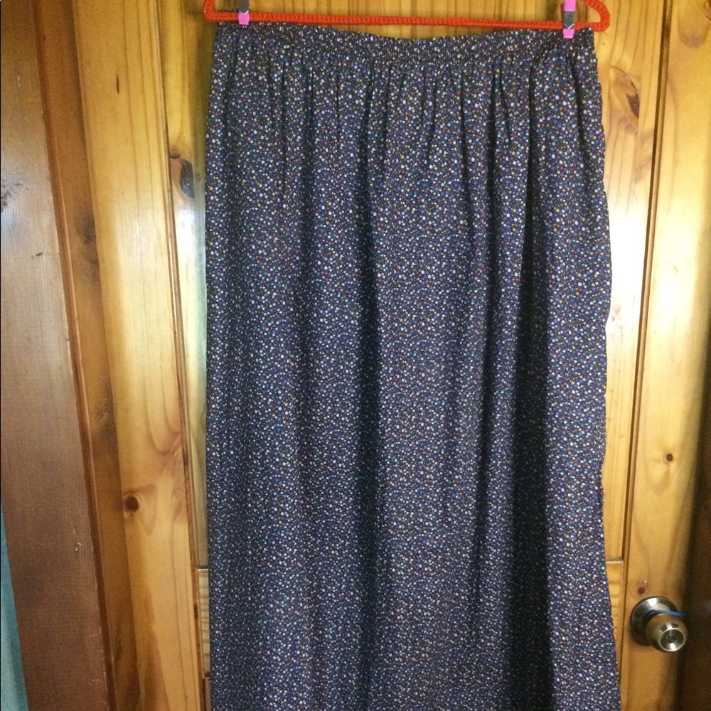 Vintage 80/90’s   Maxi Skirt Handmade Plus 1x/2X